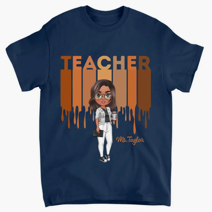Personalized Custom T-shirt - Teacher's Day, Appreciation Gift For Teacher - Love Teacher Life