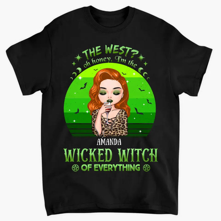 Personalized Custom T-shirt - Halloween Gift For Wicca - Oh Honey I'm The Wicked Witch Of Everything