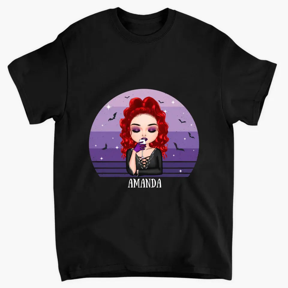 Personalized Custom T-shirt - Halloween Gift For Wicca - Oh Honey I'm The Wicked Witch Of Everything