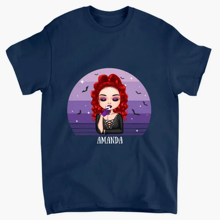 Personalized Custom T-shirt - Halloween Gift For Wicca - Oh Honey I'm The Wicked Witch Of Everything