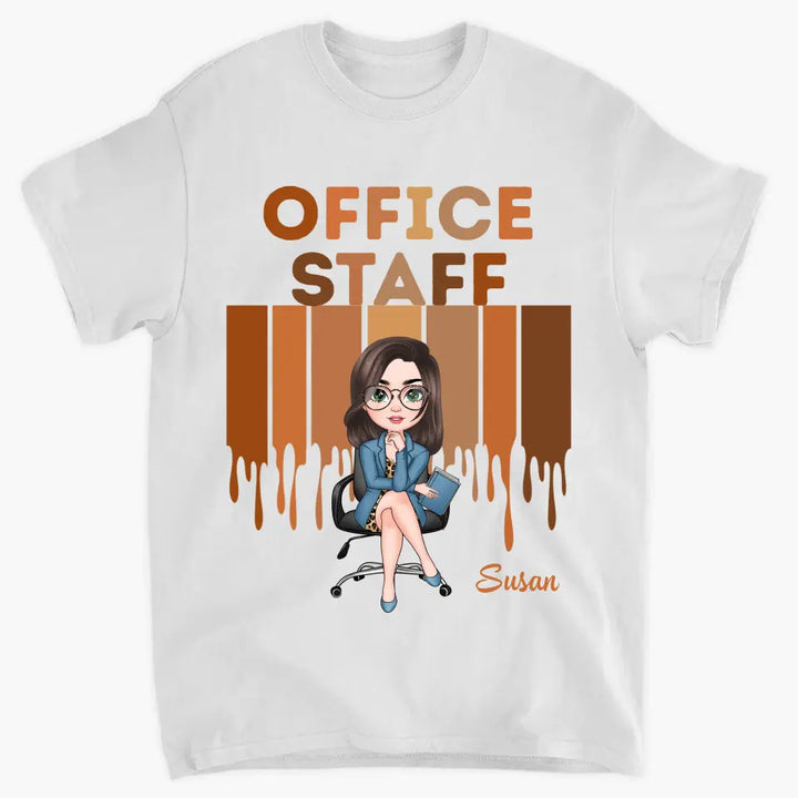 Personalized Custom T-shirt - Gift For Office Staff, Colleague - Love Office Life