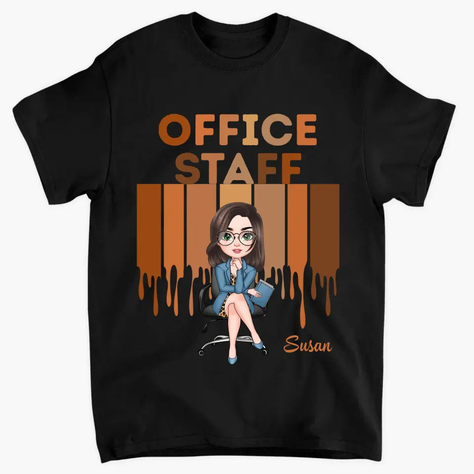 Personalized Custom T-shirt - Gift For Office Staff, Colleague - Love Office Life