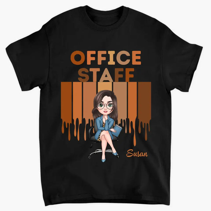 Personalized Custom T-shirt - Gift For Office Staff, Colleague - Love Office Life