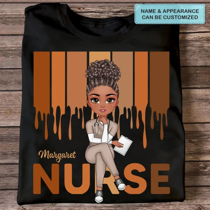 Personalized Custom T-shirt - Nurse's Day, Appreciation Gift For Nurse - Love Nurse Life V2