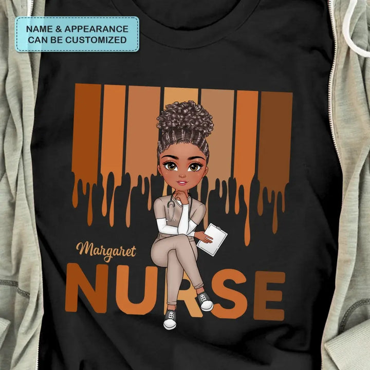 Personalized Custom T-shirt - Nurse's Day, Appreciation Gift For Nurse - Love Nurse Life V2