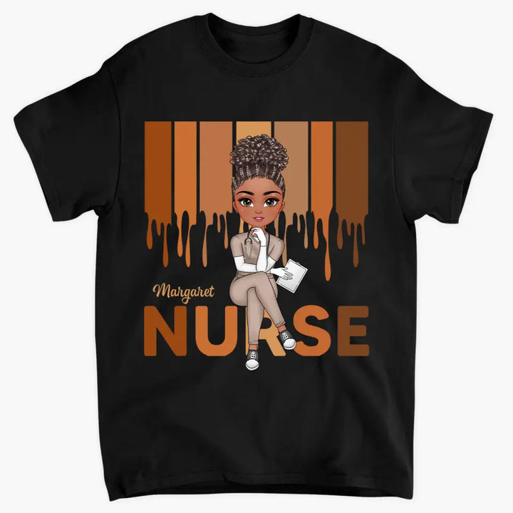 Personalized Custom T-shirt - Nurse's Day, Appreciation Gift For Nurse - Love Nurse Life V2