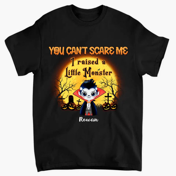 Personalized Custom T-shirt - Halloween Gift For Grandma, Mom - You Can't Scare Me
