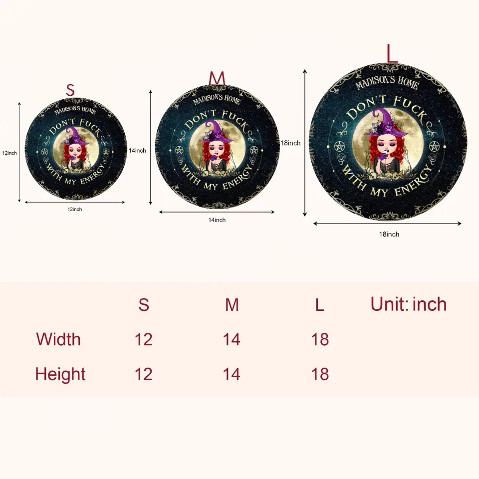 Personalized Custom Door Sign - Gift For Wiccan - Halloween Wiccan