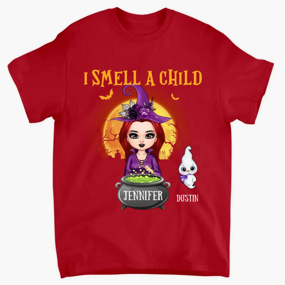 I Smell Children - Personalized Custom T-shirt - Halloween Gift For Grandma, Mom