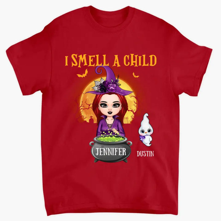 I Smell Children - Personalized Custom T-shirt - Halloween Gift For Grandma, Mom