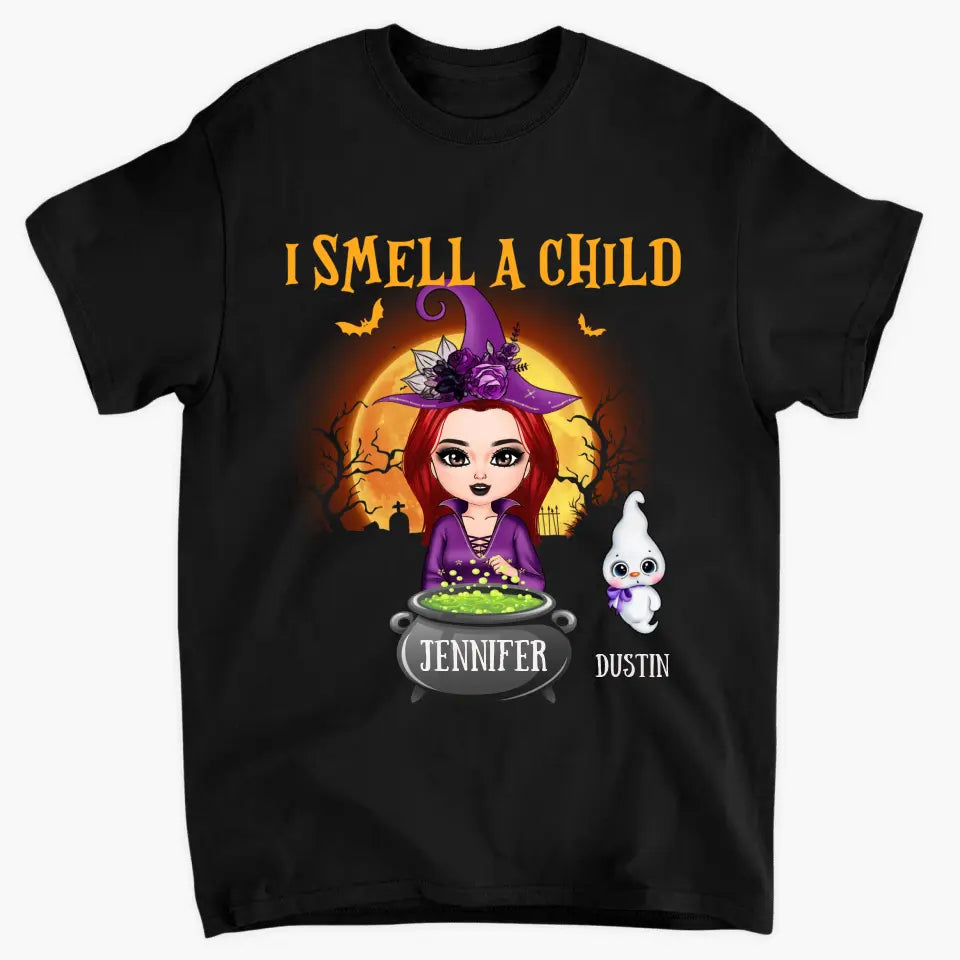 I Smell Children - Personalized Custom T-shirt - Halloween Gift For Grandma, Mom