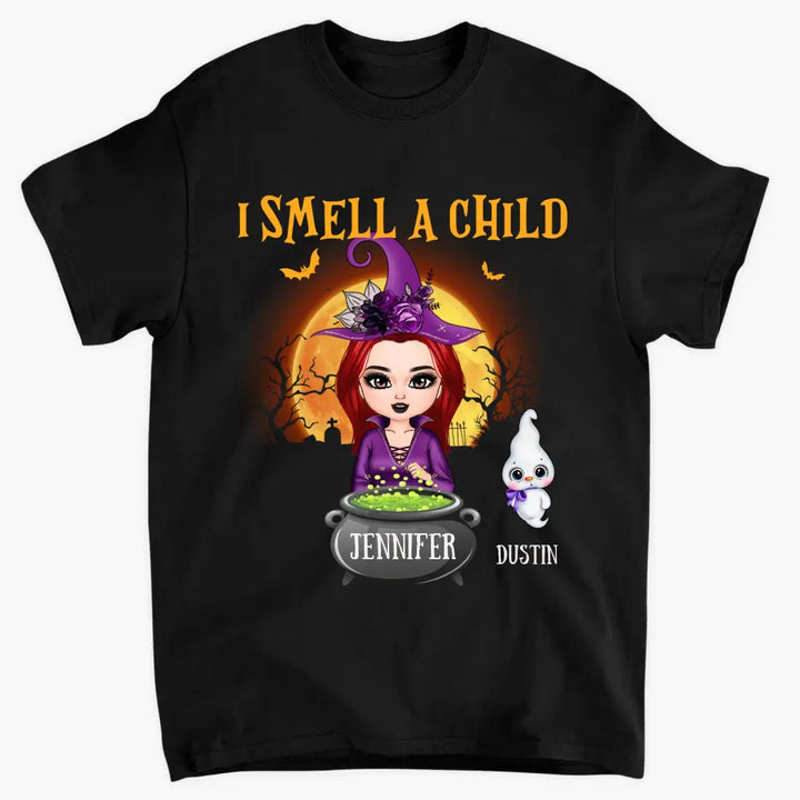 I Smell Children - Personalized Custom T-shirt - Halloween Gift For Grandma, Mom