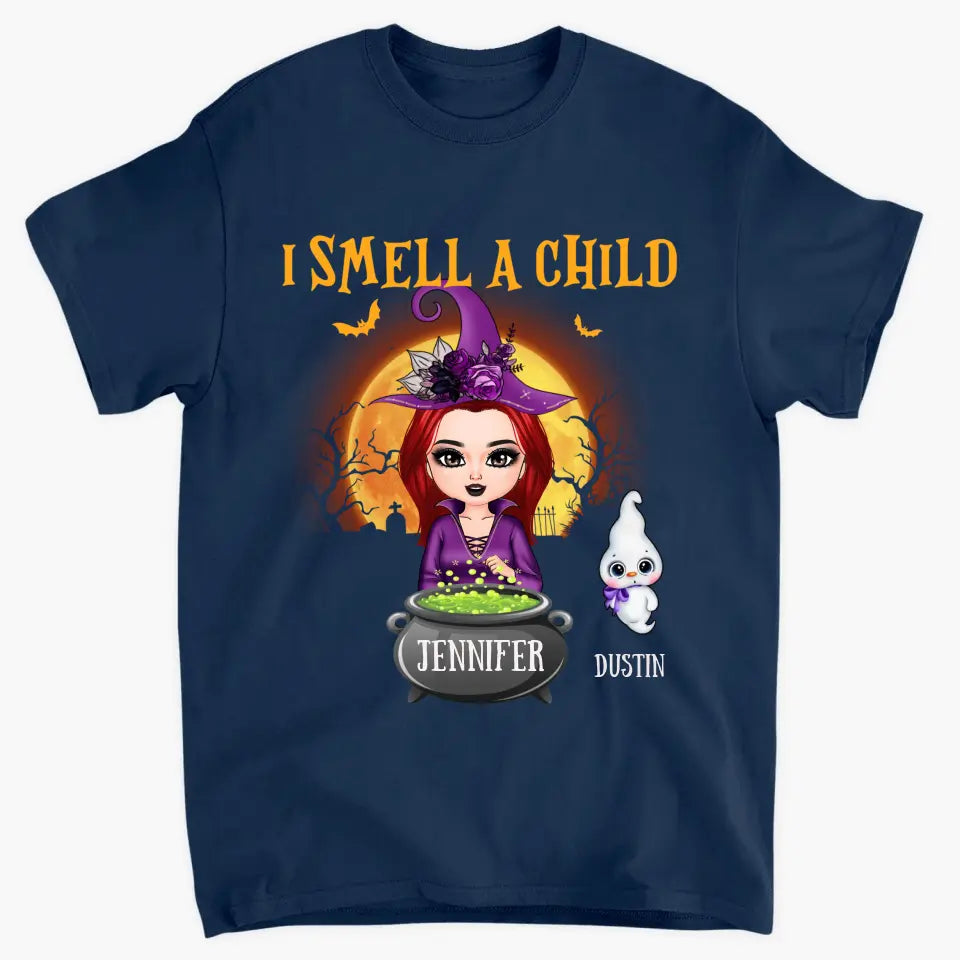I Smell Children - Personalized Custom T-shirt - Halloween Gift For Grandma, Mom