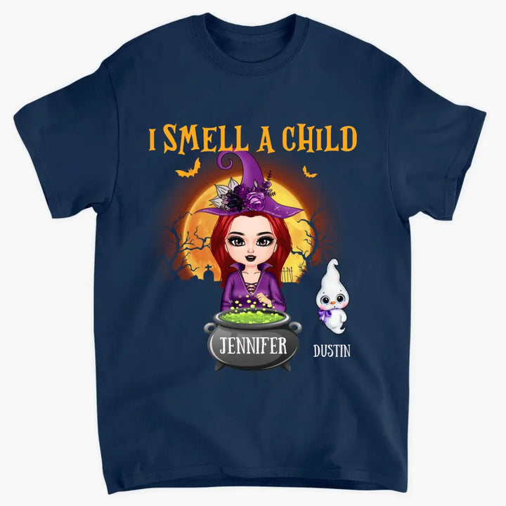 I Smell Children - Personalized Custom T-shirt - Halloween Gift For Grandma, Mom