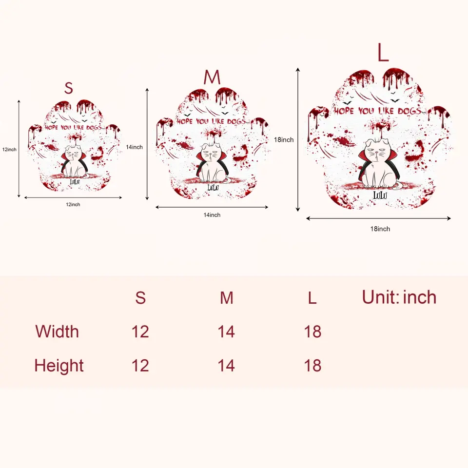 Hope You Like Dogs - Personalized Custom Door Sign - Halloween Gift For Dog Lover, Dog Mom, Dog Dad, Cat Lover, Cat Dad, Cat Mom