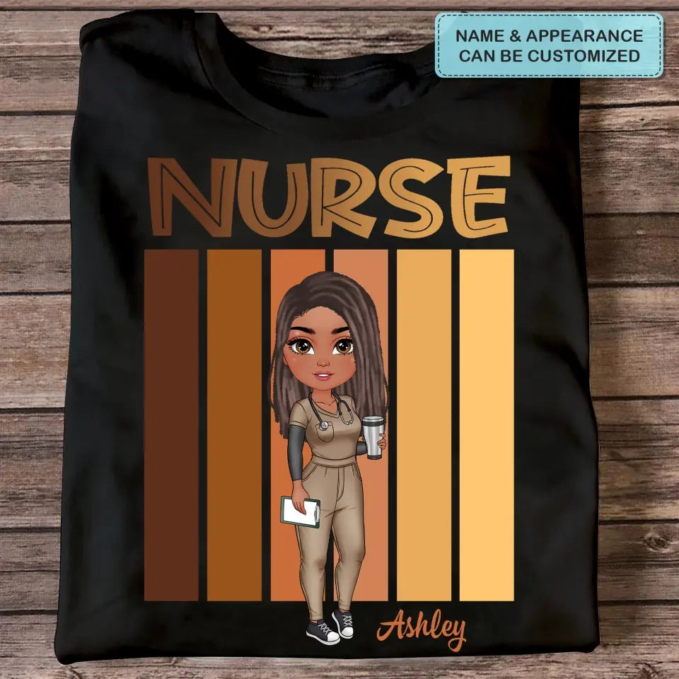 Love Nurse Life V2 - Personalized Custom T-shirt - Nurse's Day, Appreciation Gift For Nurse