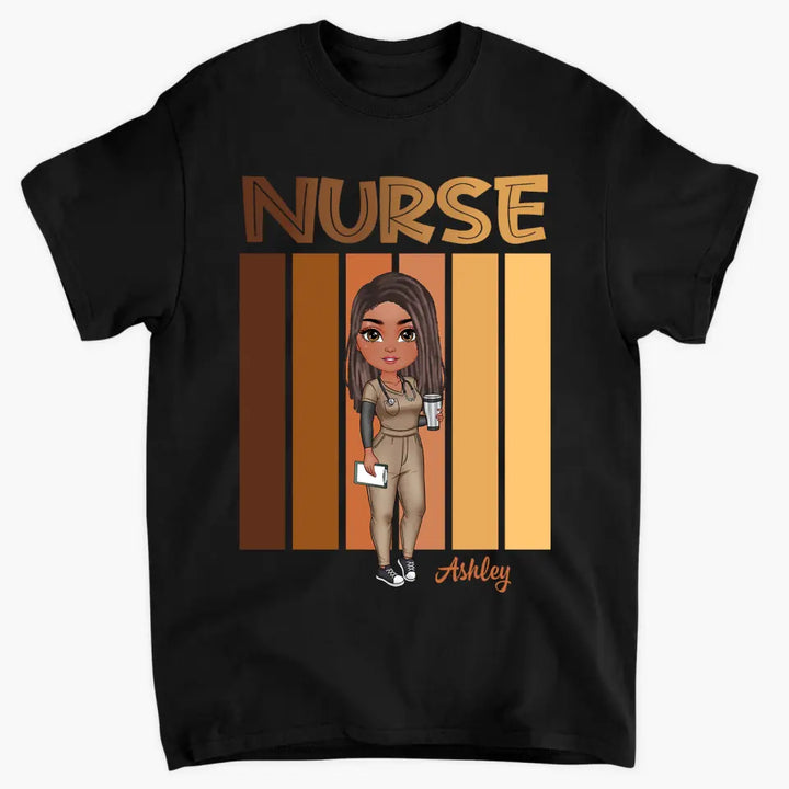 Love Nurse Life V2 - Personalized Custom T-shirt - Nurse's Day, Appreciation Gift For Nurse