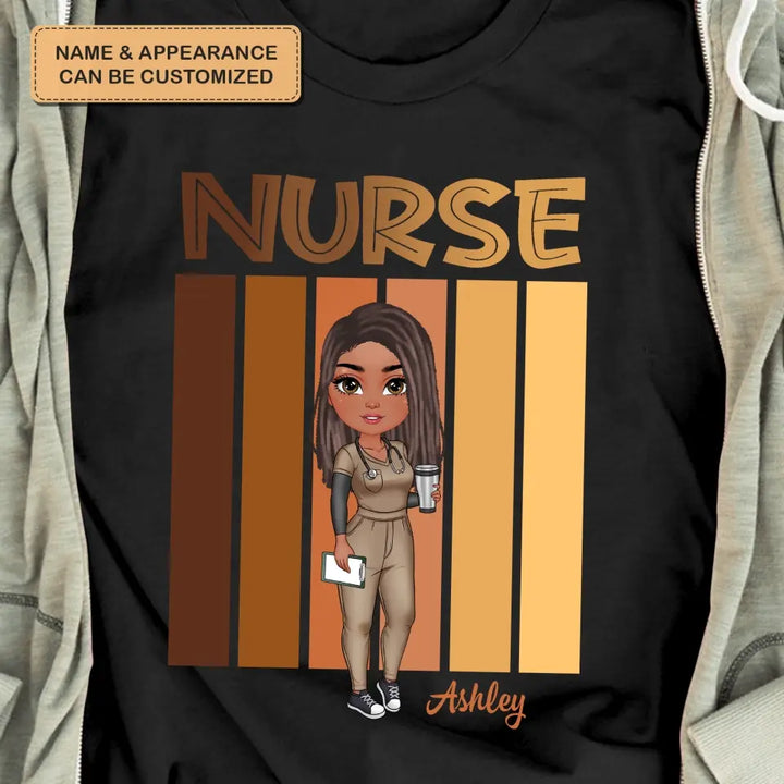 Love Nurse Life V2 - Personalized Custom T-shirt - Nurse's Day, Appreciation Gift For Nurse
