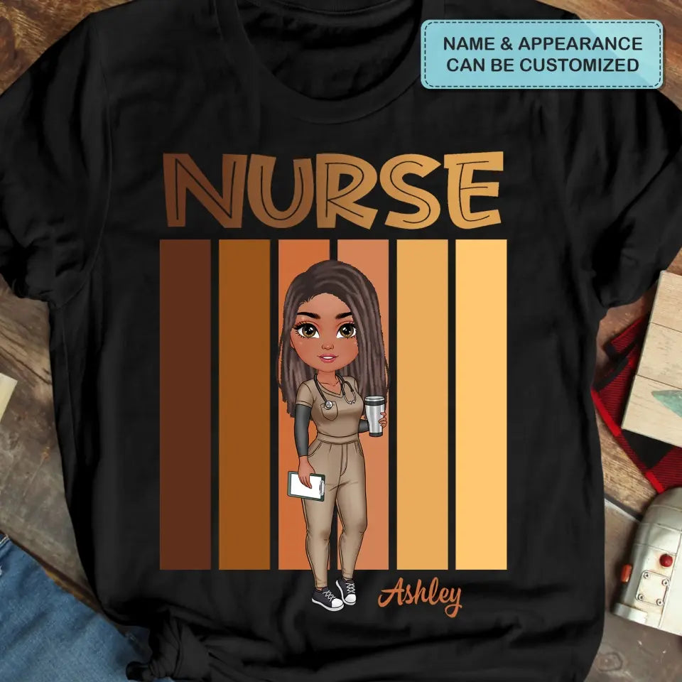 Love Nurse Life V2 - Personalized Custom T-shirt - Nurse's Day, Appreciation Gift For Nurse