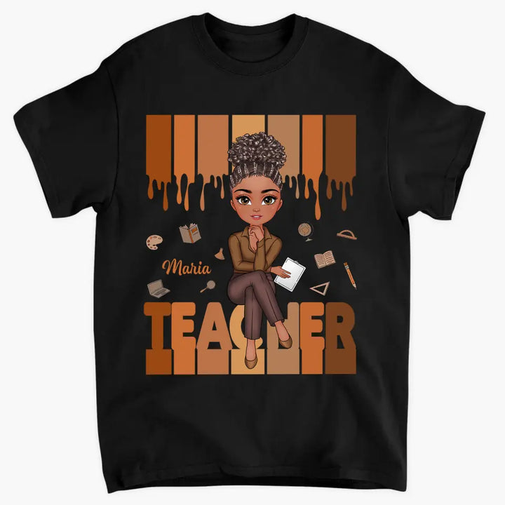 Teacher Love - Personalized Custom T-shirt - Teacher's Day, Appreciation Gift For Teacher