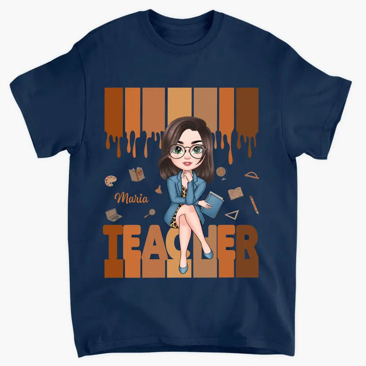 Teacher Love - Personalized Custom T-shirt - Teacher's Day, Appreciation Gift For Teacher