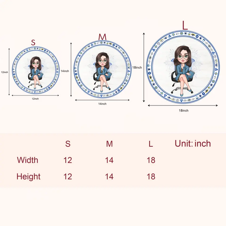 Welcome To My Office - Personalized Custom Door Sign - Home Decor Gift For Office Staff, Colleague