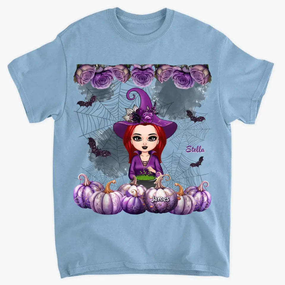 Grandma Witch- Personalized Custom T-shirt - Halloween Gift For Grandma, Mother