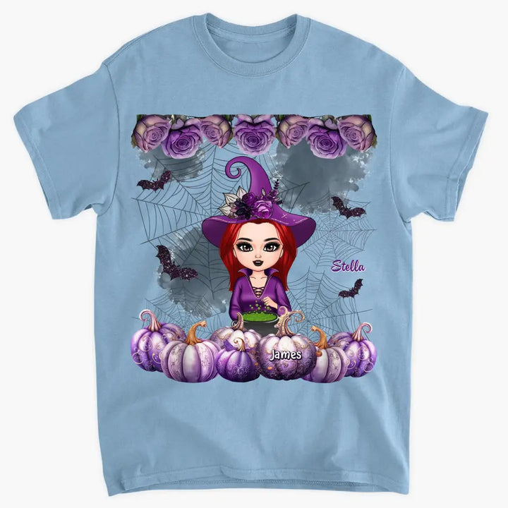 Grandma Witch- Personalized Custom T-shirt - Halloween Gift For Grandma, Mother