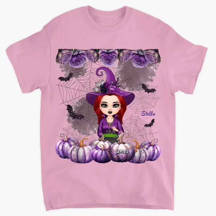 Grandma Witch- Personalized Custom T-shirt - Halloween Gift For Grandma, Mother