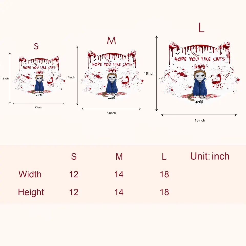 Personalized Custom Door Sign - Halloween Gift For Cat Mom, Cat Dad, Cat Lover, Cat Owner - Hope You Like Cats