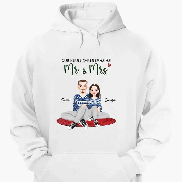 Together Since - Personalized Custom T-shirt - Christmas Gift For Couple, Wife, Husband