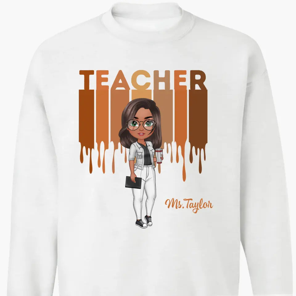 Personalized Custom T-shirt - Teacher's Day, Appreciation Gift For Teacher - Love Teacher Life