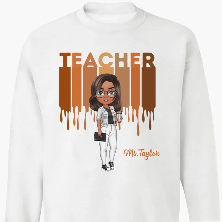 Personalized Custom T-shirt - Teacher's Day, Appreciation Gift For Teacher - Love Teacher Life