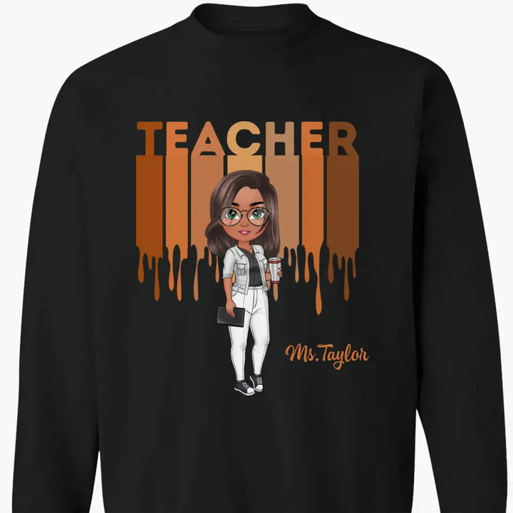 Personalized Custom T-shirt - Teacher's Day, Appreciation Gift For Teacher - Love Teacher Life
