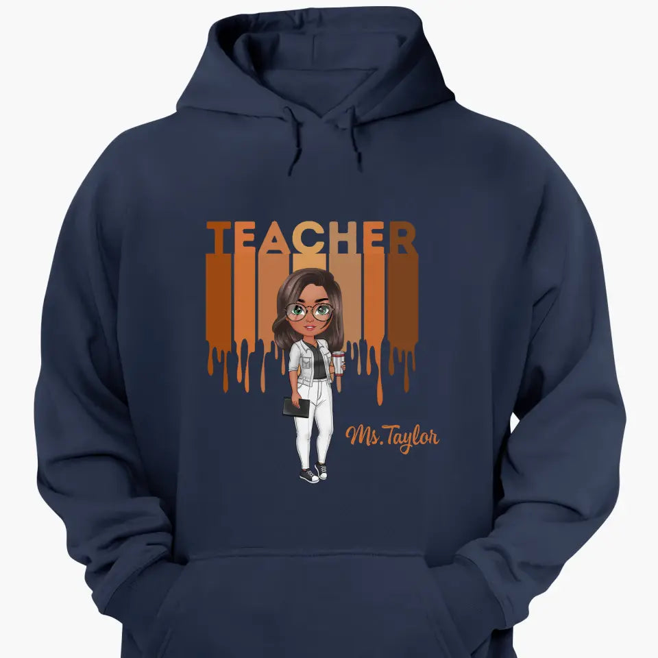 Personalized Custom T-shirt - Teacher's Day, Appreciation Gift For Teacher - Love Teacher Life