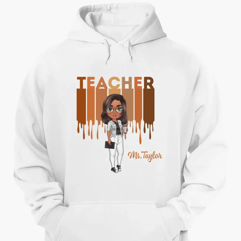 Personalized Custom T-shirt - Teacher's Day, Appreciation Gift For Teacher - Love Teacher Life