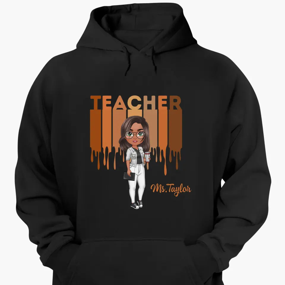 Personalized Custom T-shirt - Teacher's Day, Appreciation Gift For Teacher - Love Teacher Life