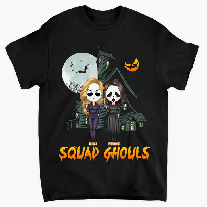 Squad Ghouls - Personalized Custom T-shirt - Halloween Gift For Friends, Besties