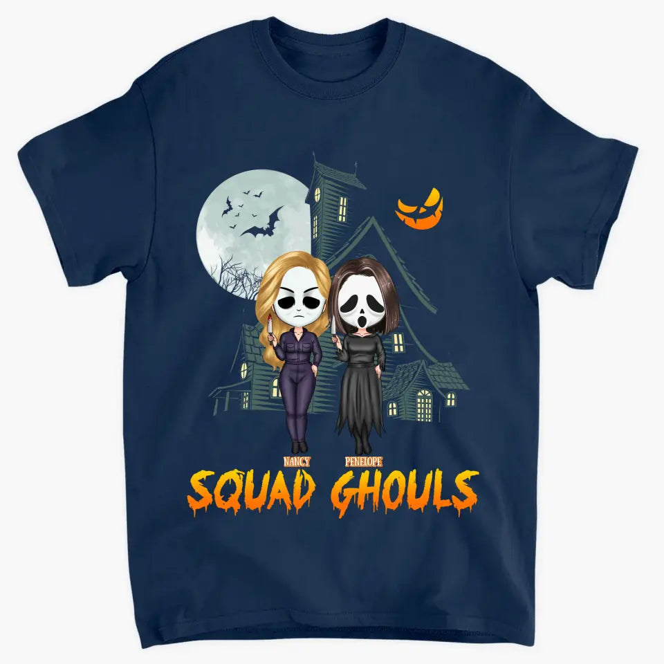 Squad Ghouls - Personalized Custom T-shirt - Halloween Gift For Friends, Besties