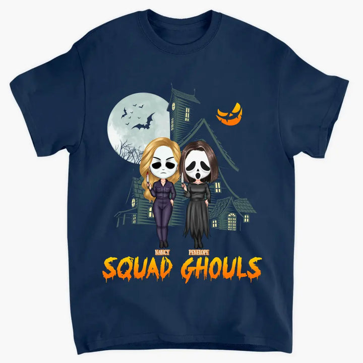 Squad Ghouls - Personalized Custom T-shirt - Halloween Gift For Friends, Besties