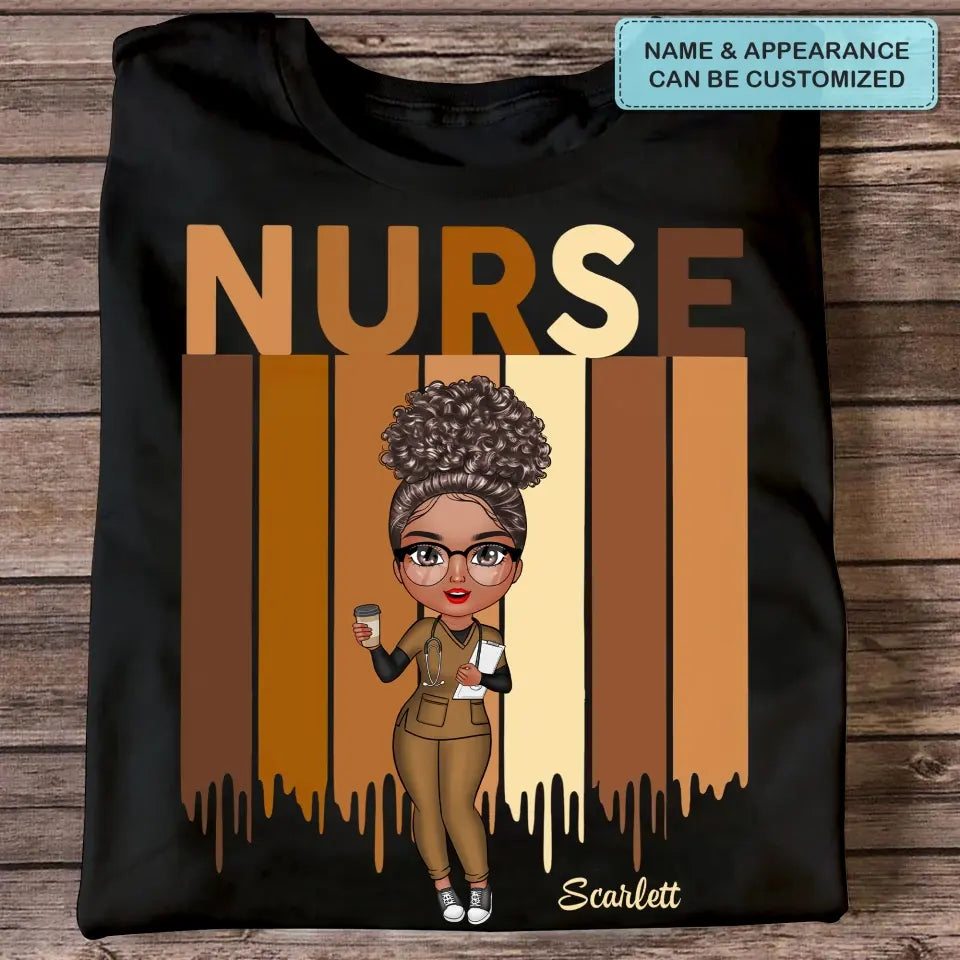 Proud Nurse - Personalized Custom T-shirt - Nurse's Day, Appreciation Gift For Nurse