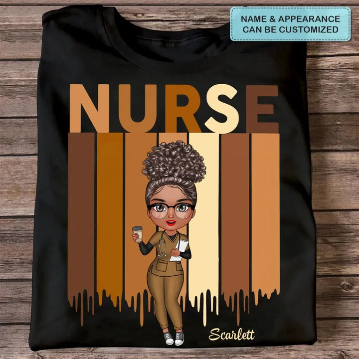 Proud Nurse - Personalized Custom T-shirt - Nurse's Day, Appreciation Gift For Nurse