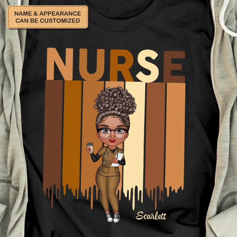 Proud Nurse - Personalized Custom T-shirt - Nurse's Day, Appreciation Gift For Nurse