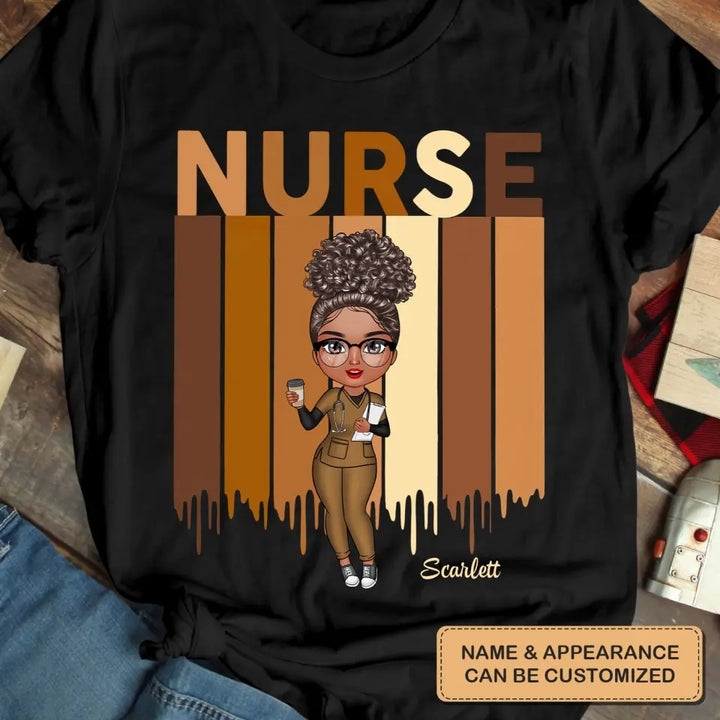 Proud Nurse - Personalized Custom T-shirt - Nurse's Day, Appreciation Gift For Nurse