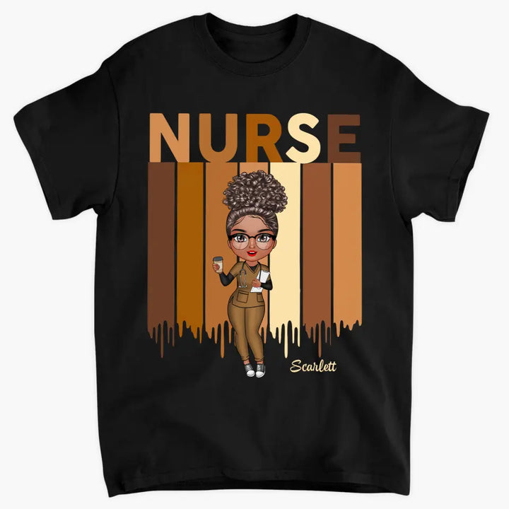 Proud Nurse - Personalized Custom T-shirt - Nurse's Day, Appreciation Gift For Nurse