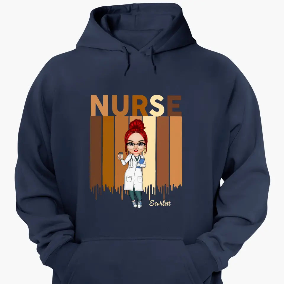 Proud Nurse - Personalized Custom T-shirt - Nurse's Day, Appreciation Gift For Nurse