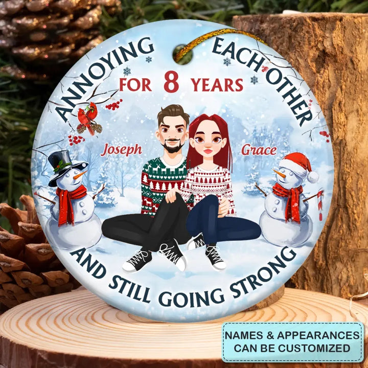 Still Going Strong - 
Personalized Custom Ceramic Ornament - Christmas Gift For Couple, Wife, Husband