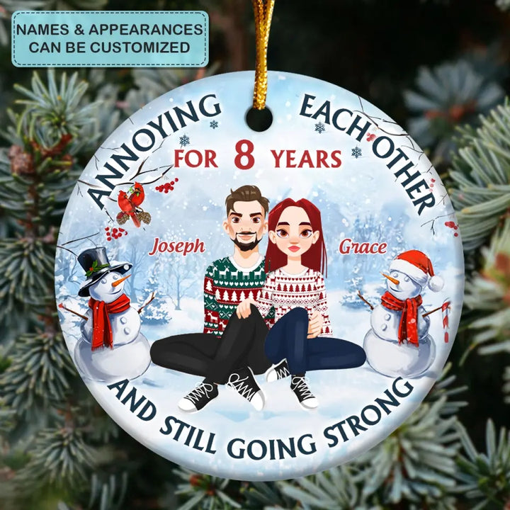 Still Going Strong - 
Personalized Custom Ceramic Ornament - Christmas Gift For Couple, Wife, Husband