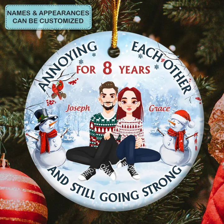 Still Going Strong - 
Personalized Custom Ceramic Ornament - Christmas Gift For Couple, Wife, Husband