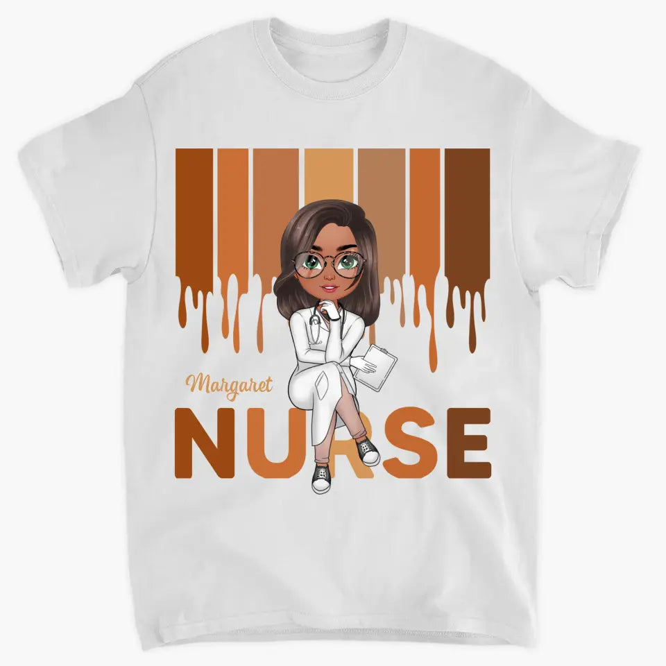 Personalized Custom T-shirt - Nurse's Day, Appreciation Gift For Nurse - Love Nurse Life V2